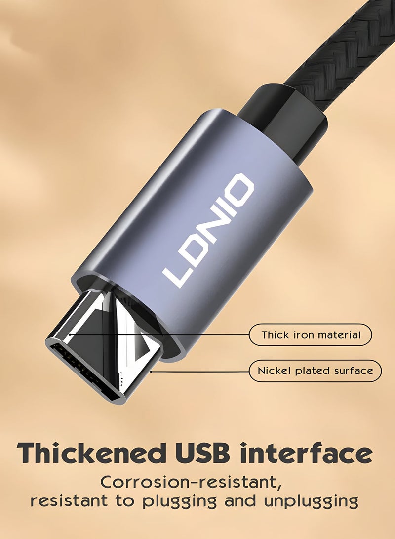 LDNIO DS-34U USB-C Hub 4 in 1 Adapter | USB Type-C to 4 USB Ports | USB 3.0 5Gbps Data Transfer | OTG USB Hub for Laptop, MacBook, Android - Image 2
